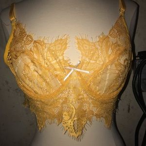 NEW yellow bra and panty set